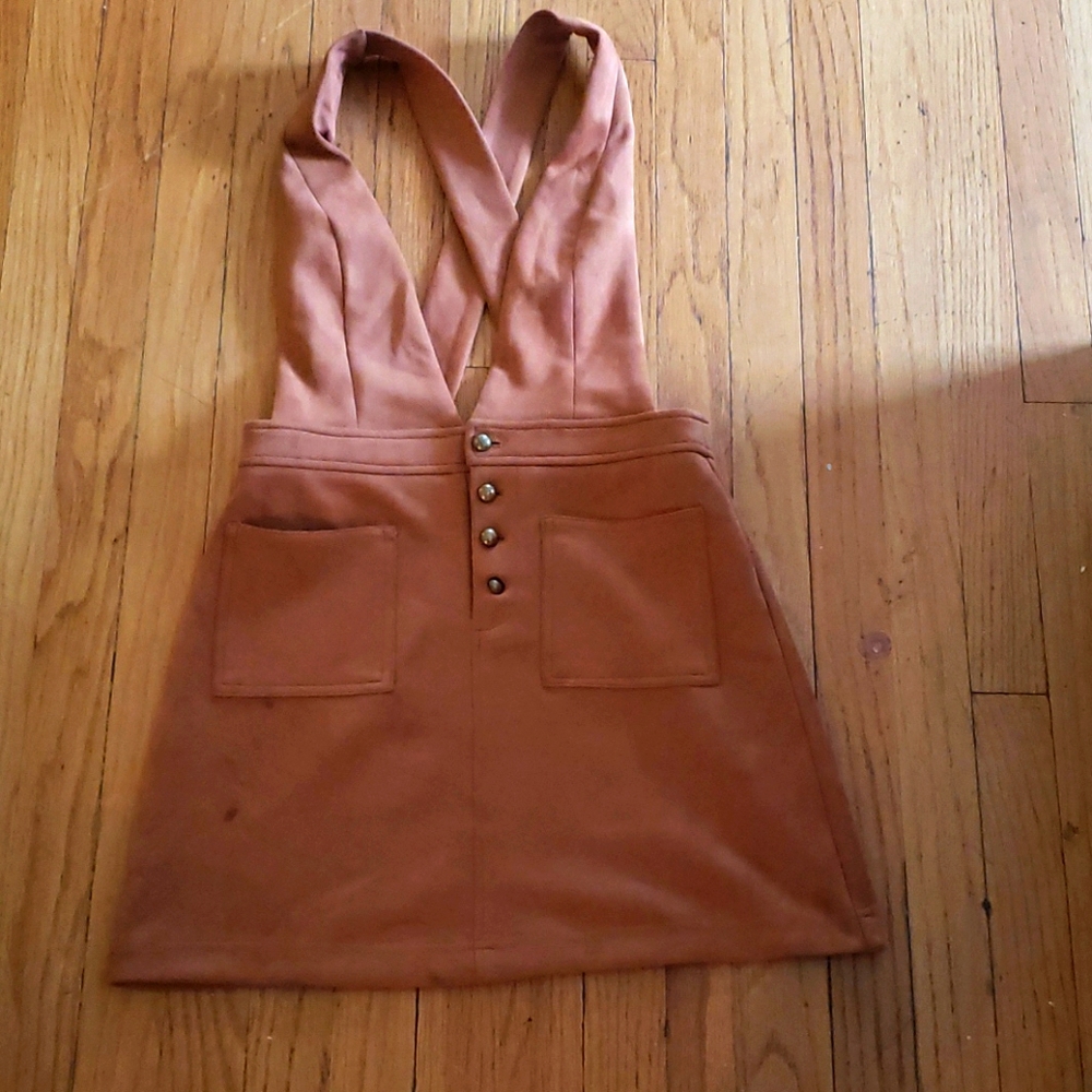 Suede dress